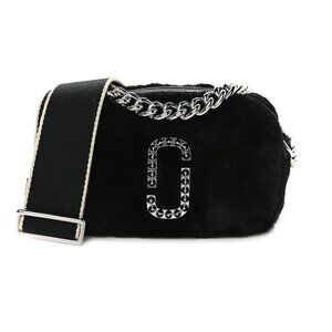MARC JACOBS Snapshot Faux Fur Camera Crossbody Bag